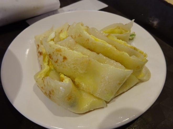 阜杭豆漿の蛋餅