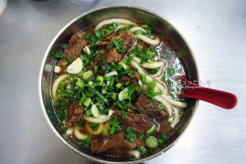 劉山東牛肉麺の紅焼牛肉麺