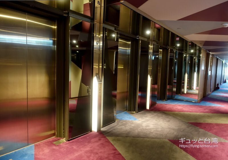 HotelCHAMCHAMTaipei_エレベータホール