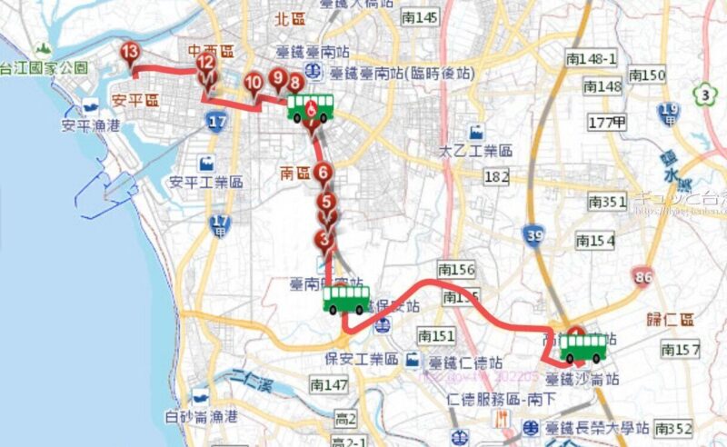 H31_Bus route map
